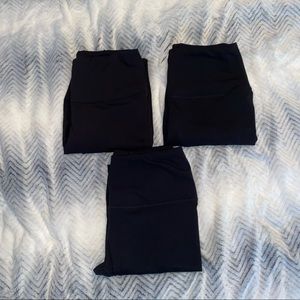 Yogalicious Highwaisted Black Leggings Size Small